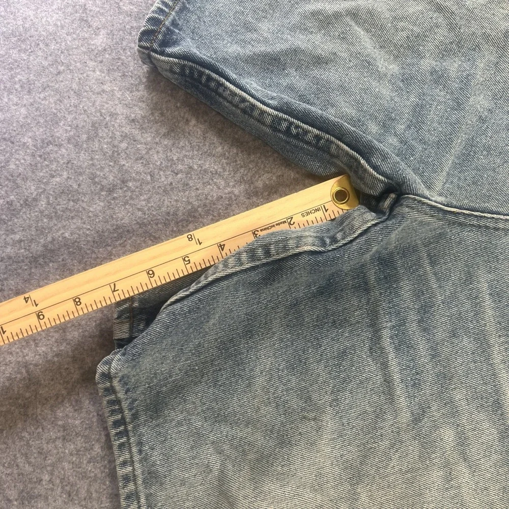 Private‎ Club Relaxed Fit Denim Shorts 44 Light Wash 100% Cotton Distressed